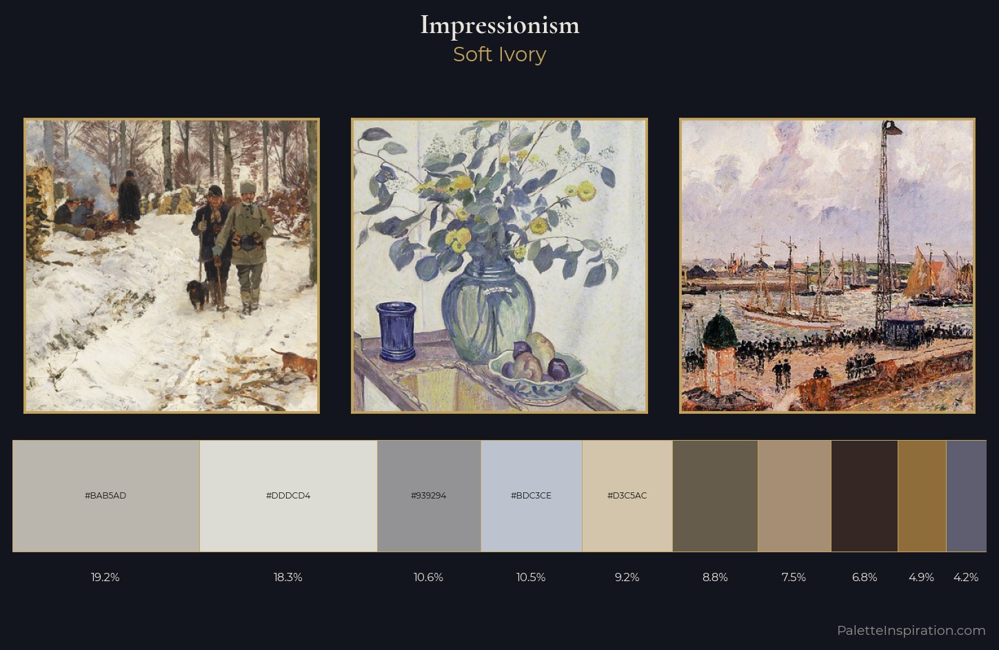Impressionism Palette 4 — Soft Ivory