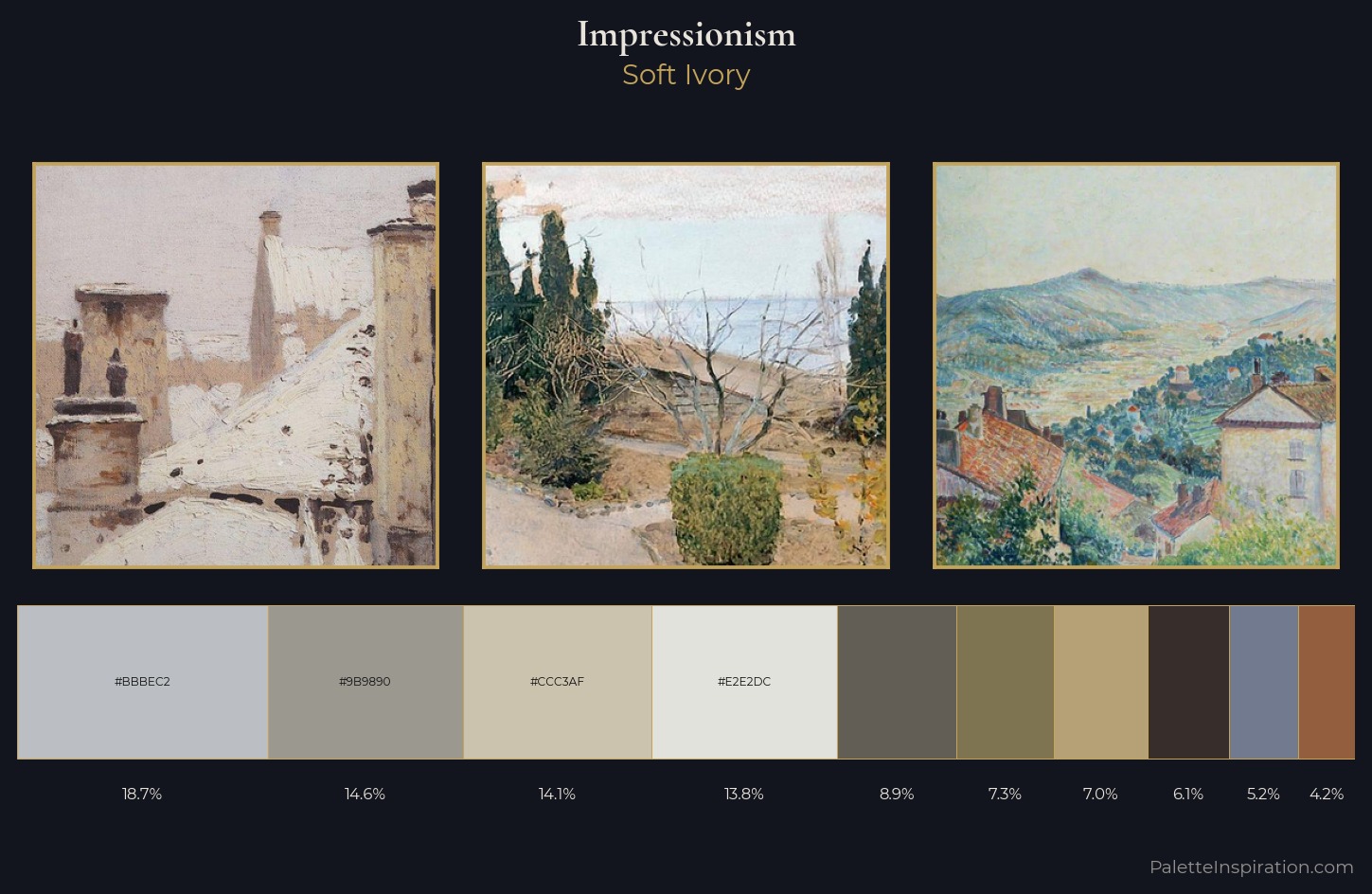 Impressionism Palette 5 — Soft Ivory