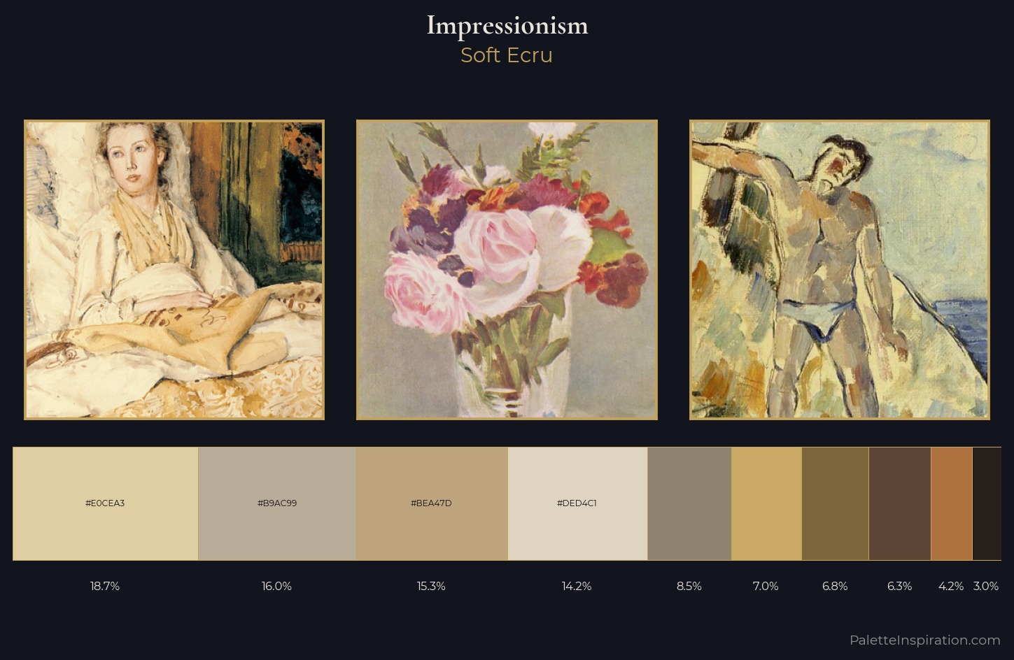 Impressionism Palette 6 — Soft Ecru