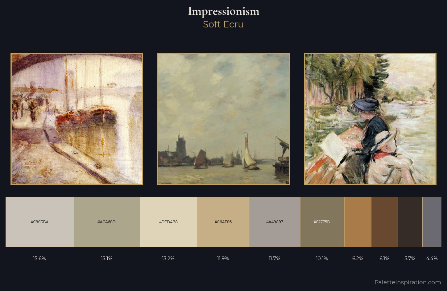 Impressionism Palette 7 — Soft Ecru