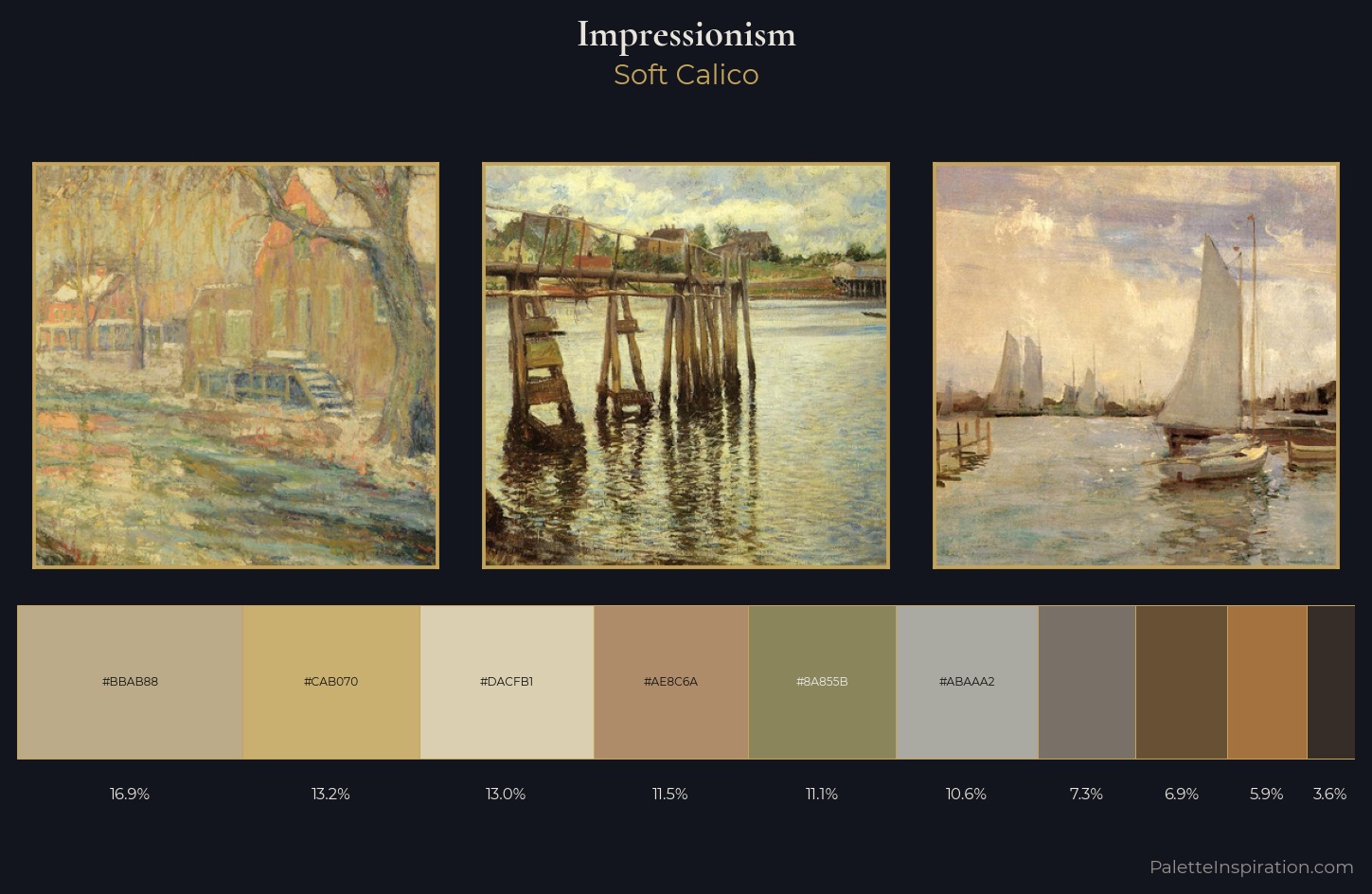 Impressionism Palette 9 — Soft Calico