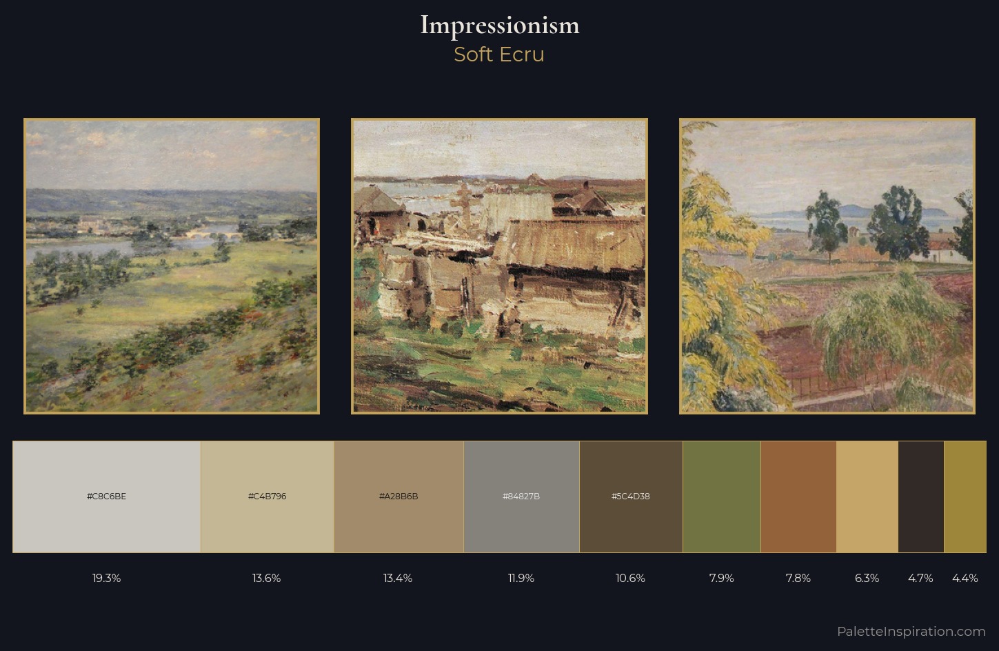Impressionism Palette 15 — Soft Ecru