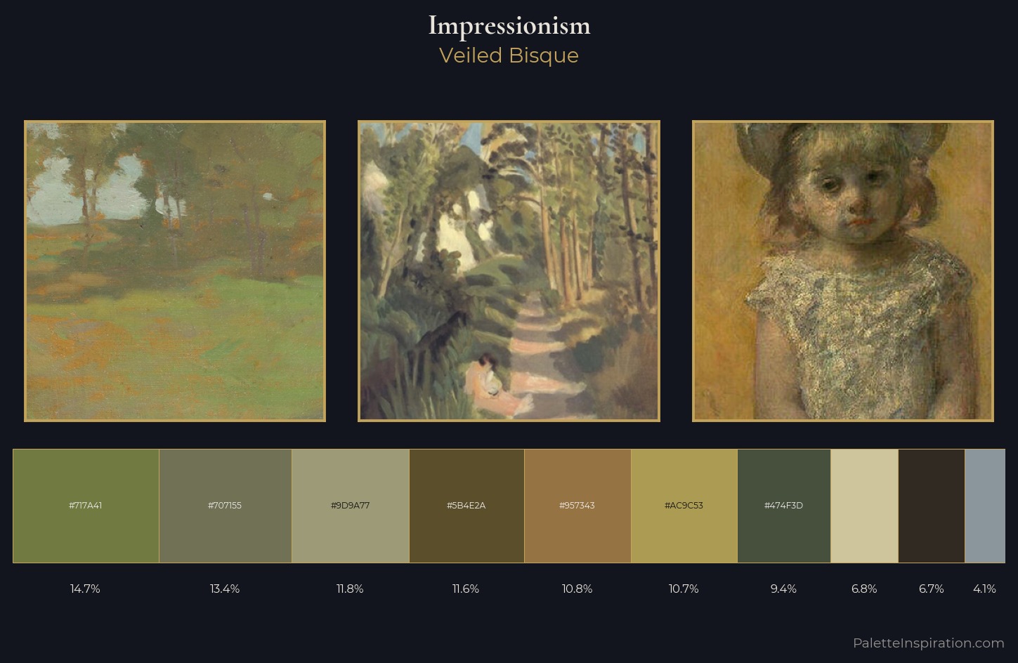 Impressionism Palette 20 — Veiled Bisque