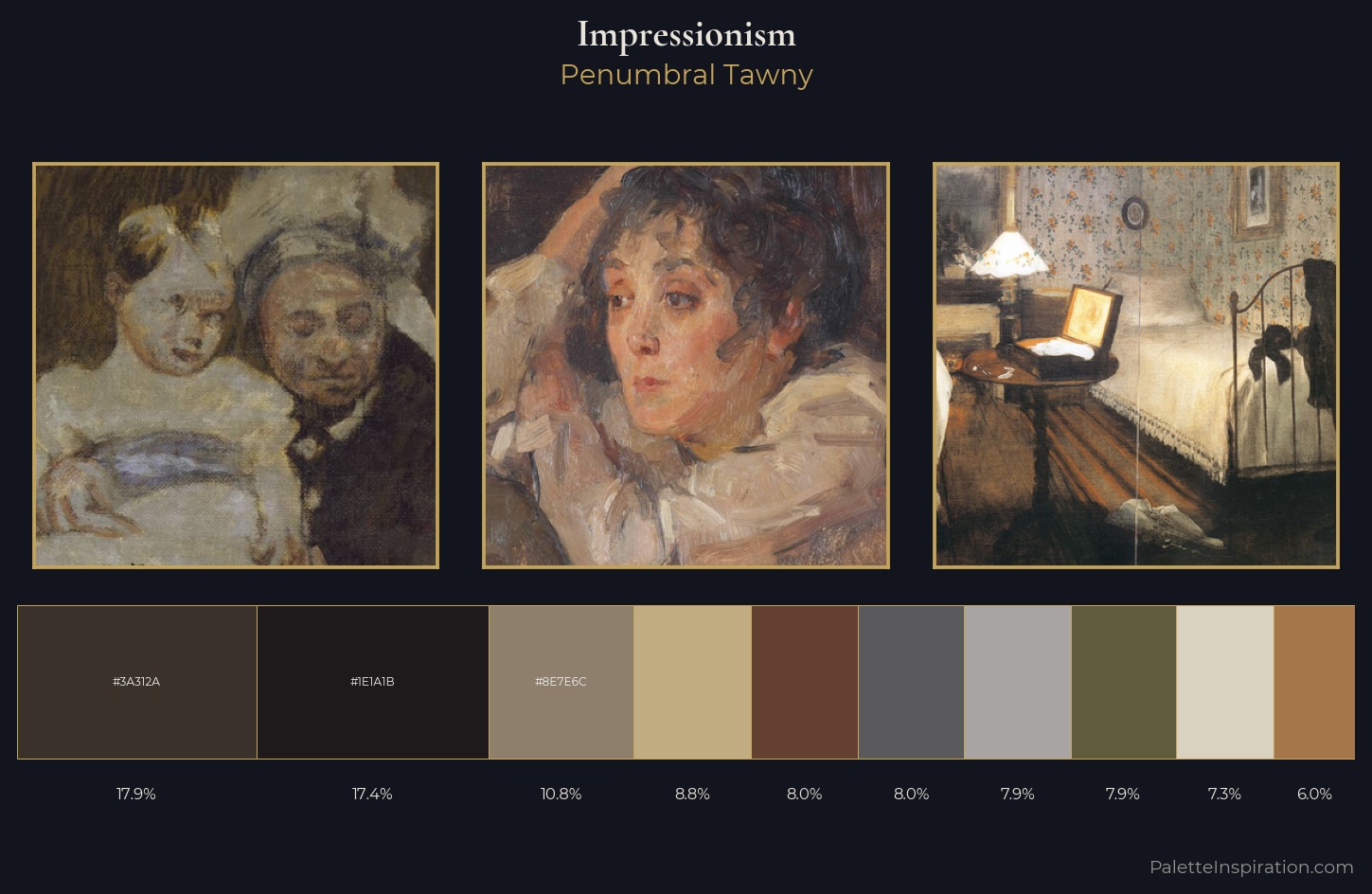 Impressionism Palette 24 — Penumbral Tawny