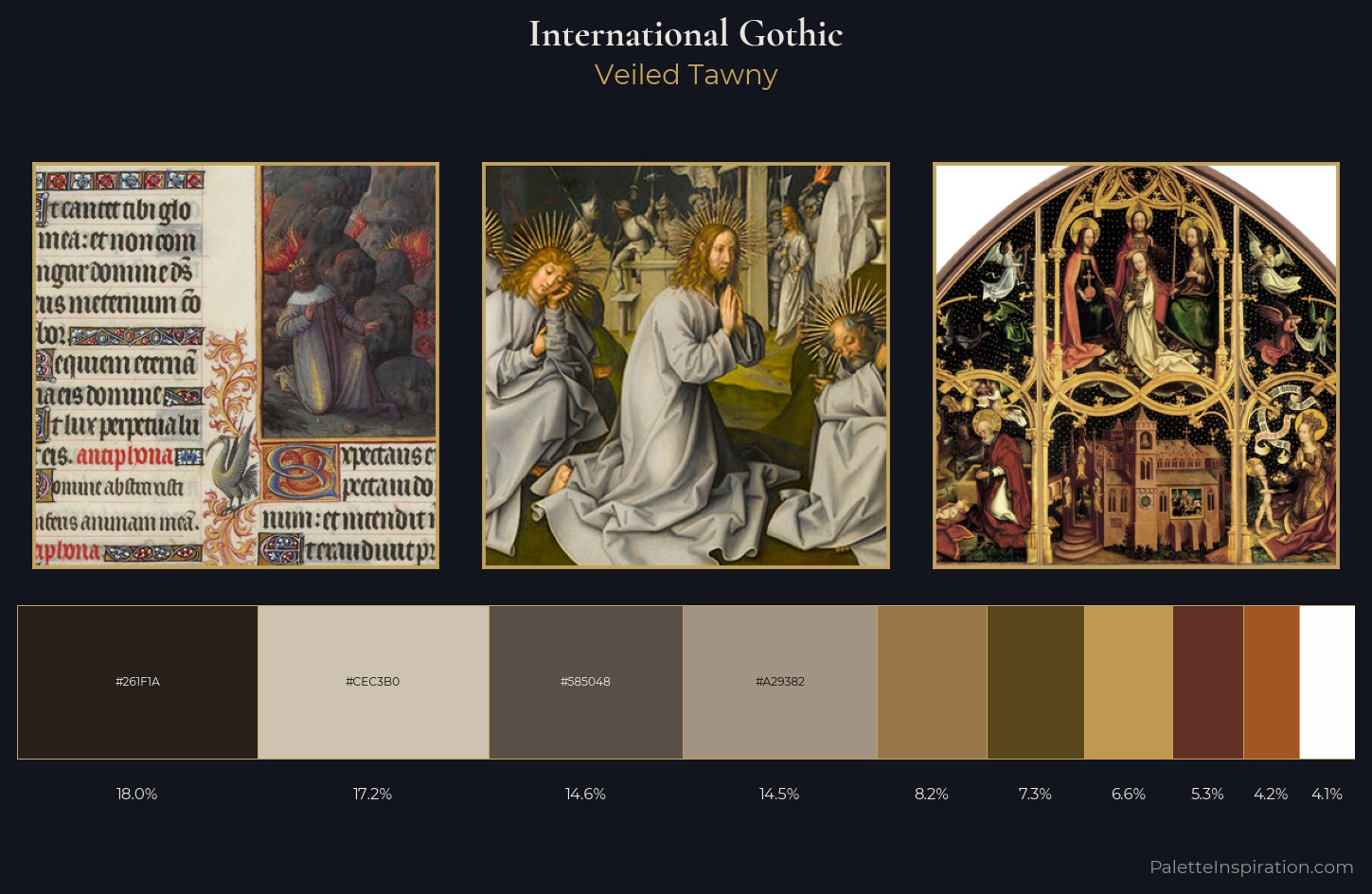 International Gothic Palette 2 — Veiled Tawny