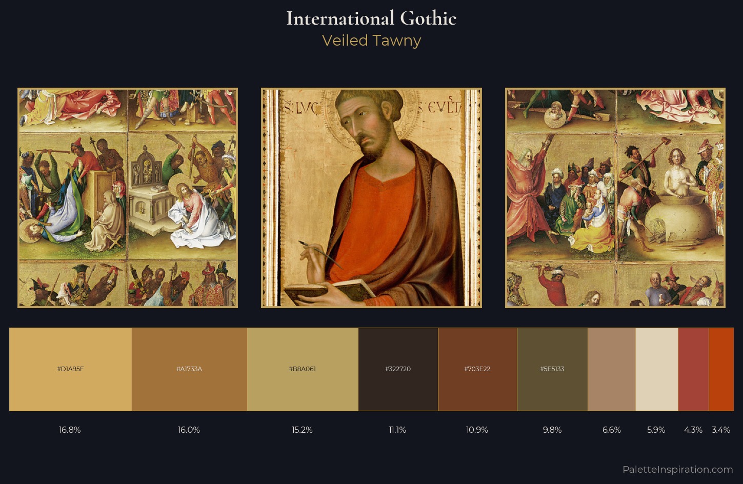 International Gothic Palette 4 — Veiled Tawny