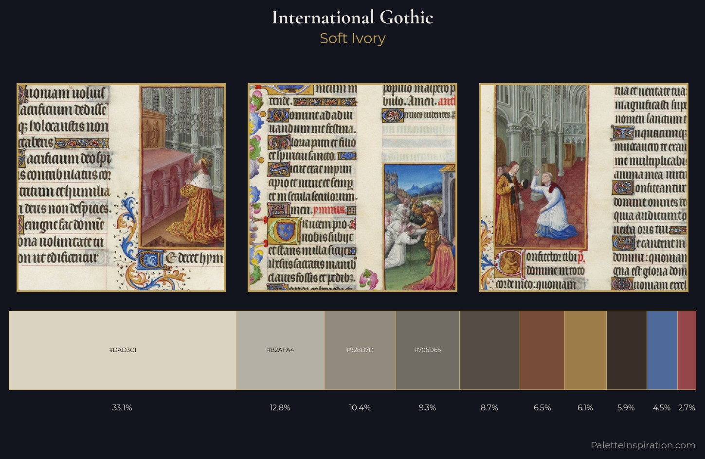 International Gothic Palette 6 — Soft Ivory
