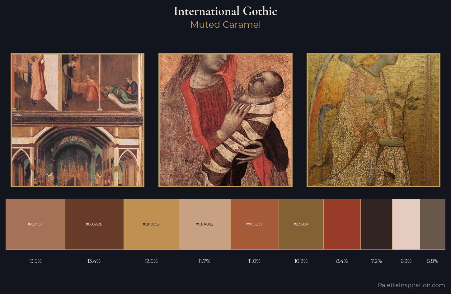 International Gothic Palette 8 — Muted Caramel
