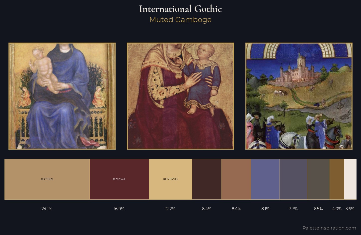 International Gothic Palette 9 — Muted Gamboge
