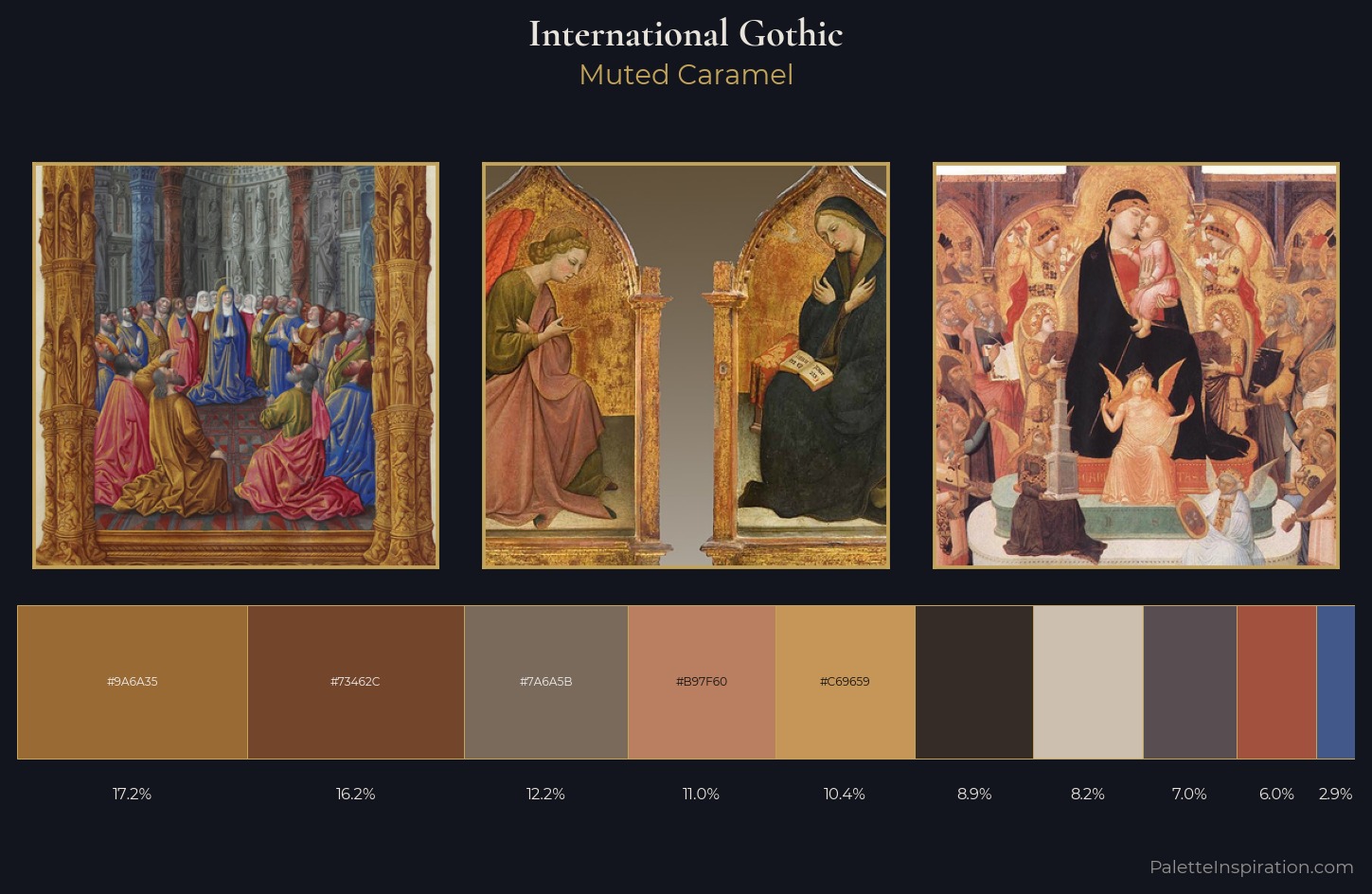 International Gothic Palette 12 — Muted Caramel