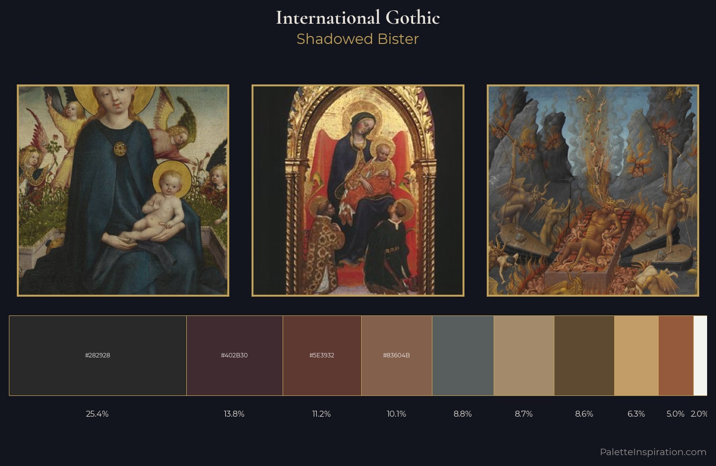 International Gothic Palette 13 — Shadowed Bister