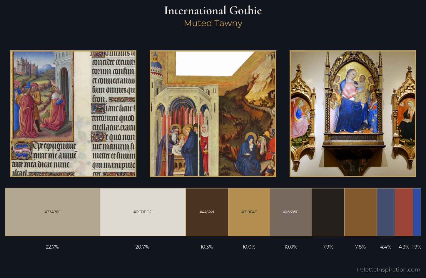 International Gothic Palette 15 — Muted Tawny