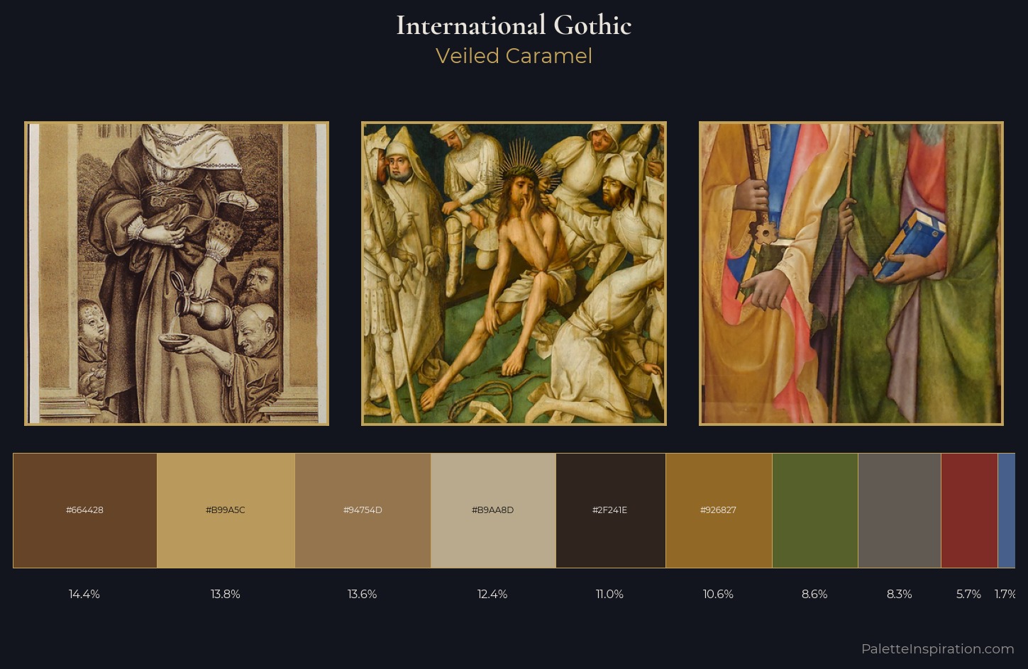 International Gothic Palette 18 — Veiled Caramel
