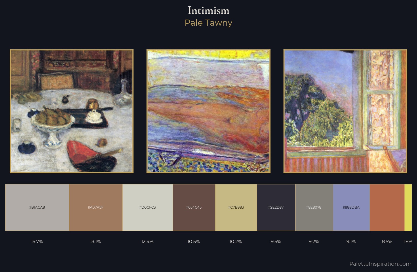 Intimism Color Palette