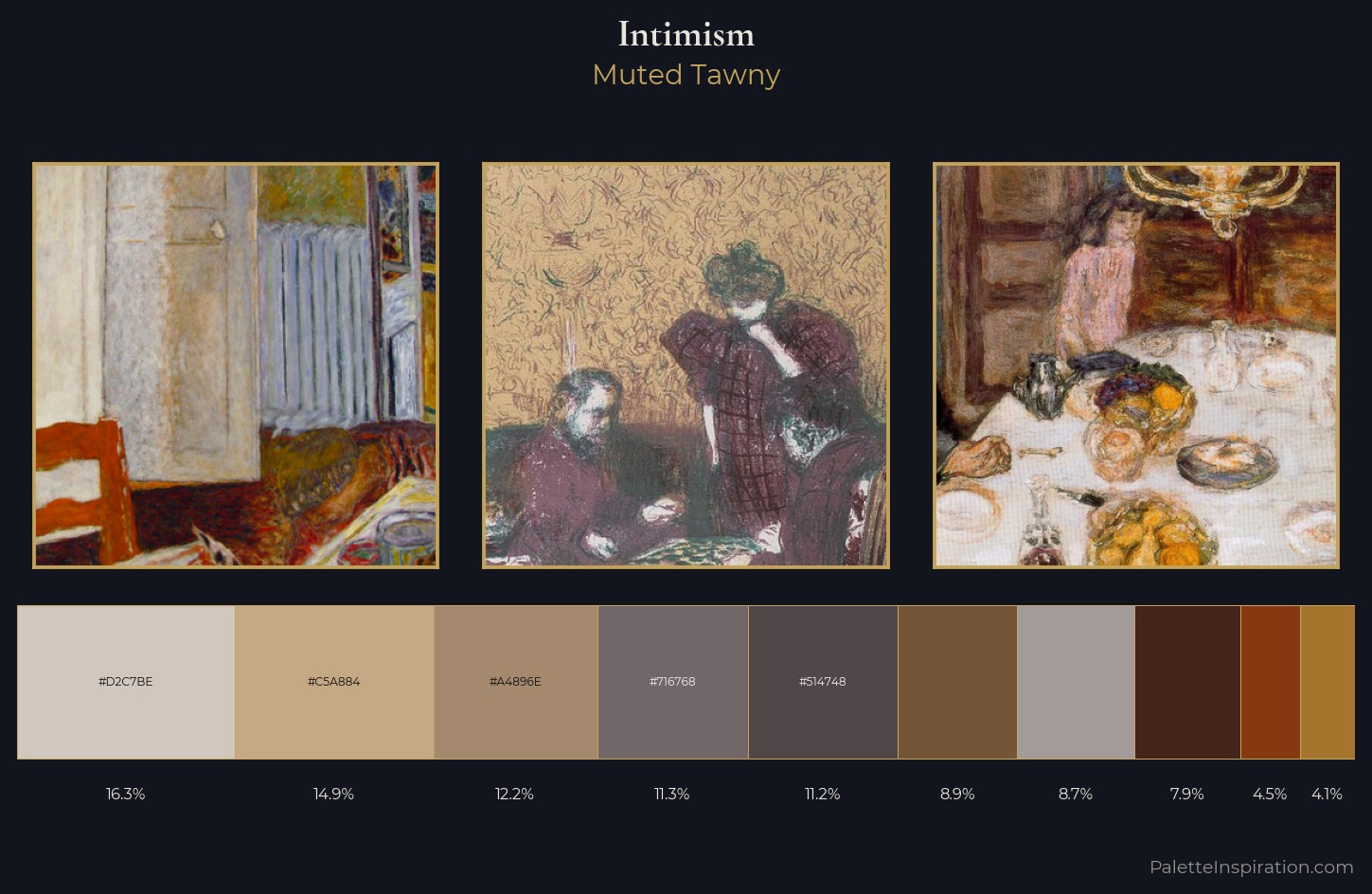 Intimism Palette 6 — Muted Tawny