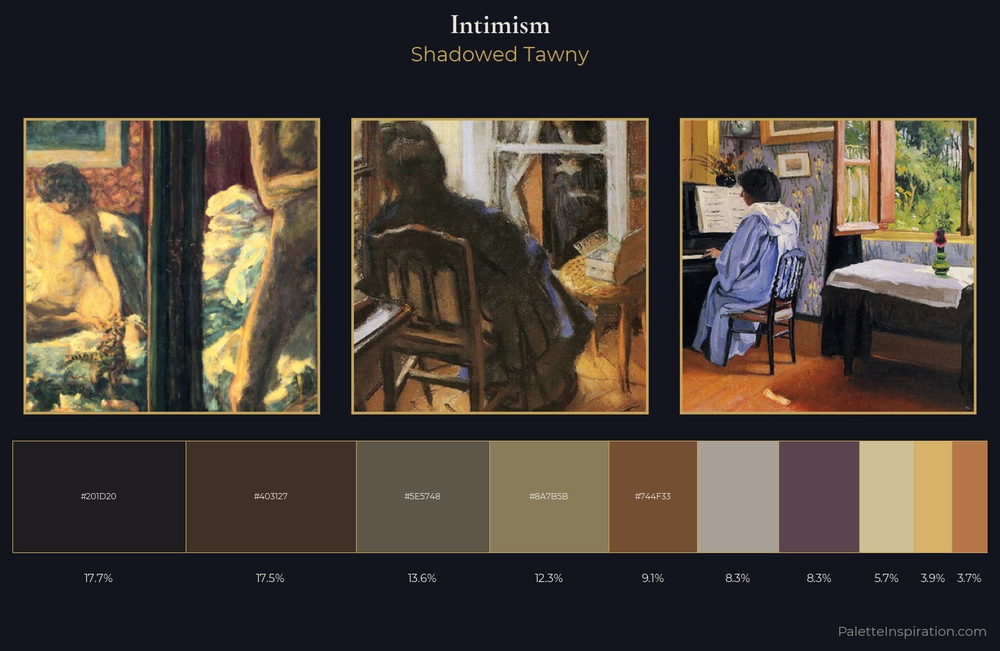 Intimism Palette 7 — Shadowed Tawny