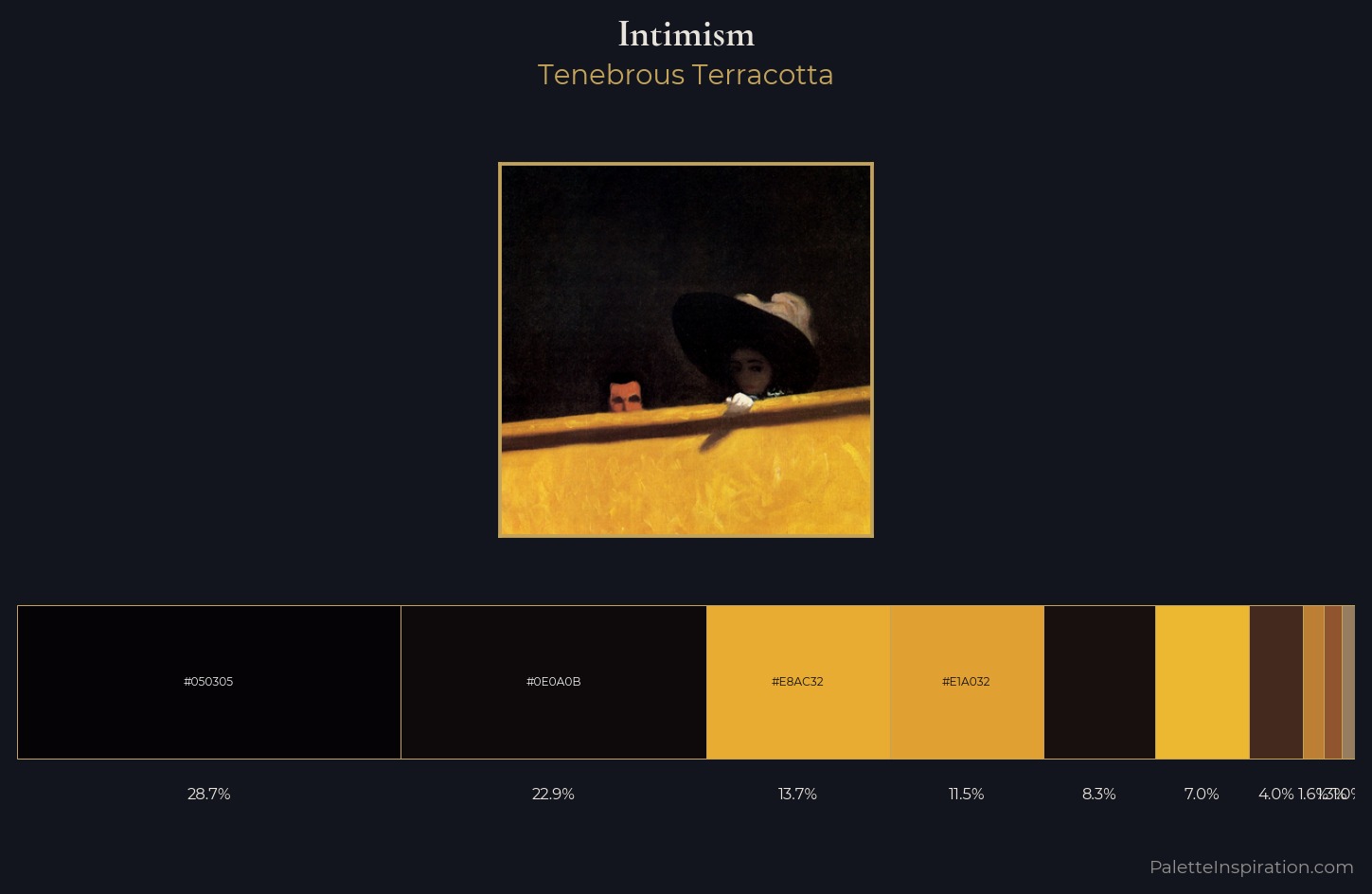 Intimism Palette 9 — Tenebrous Terracotta