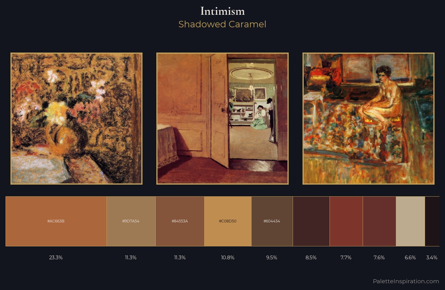 Intimism Palette 10 — Shadowed Caramel