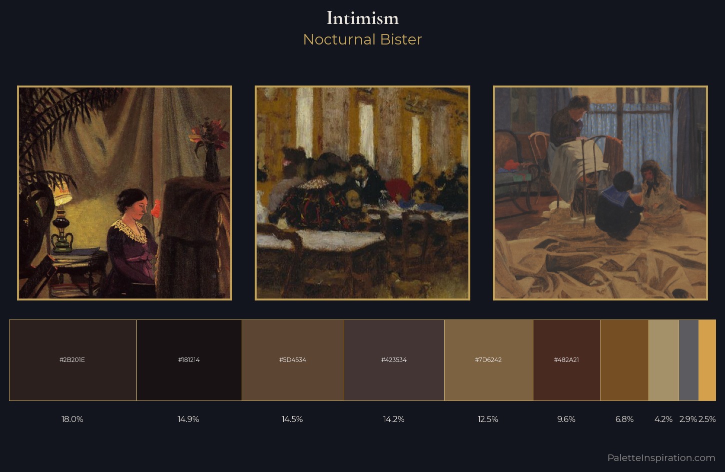 Intimism Palette 11 — Nocturnal Bister