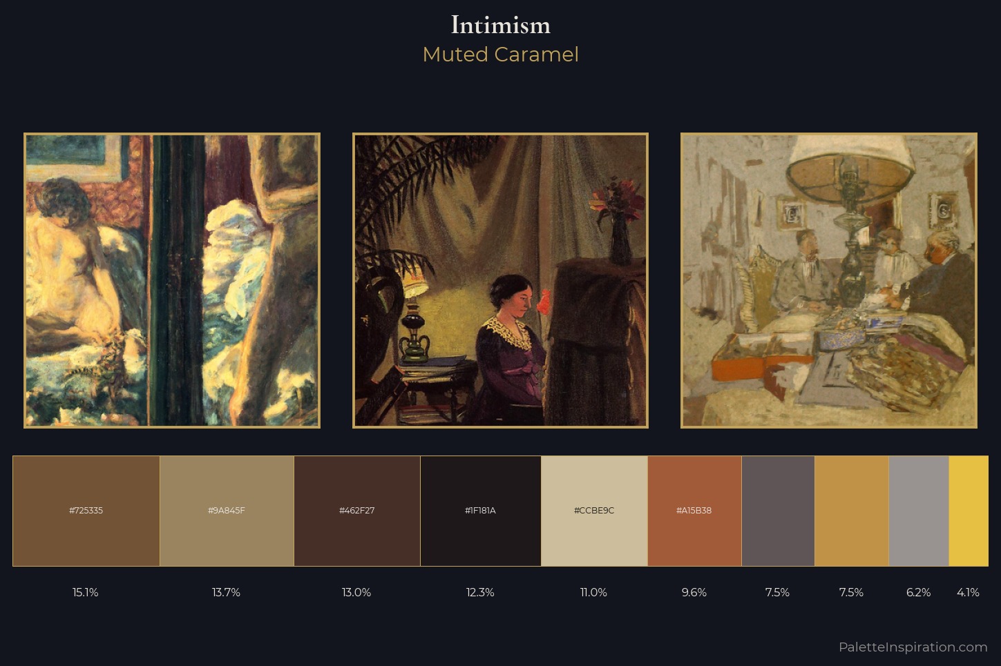 Intimism Master Palette — Muted Caramel