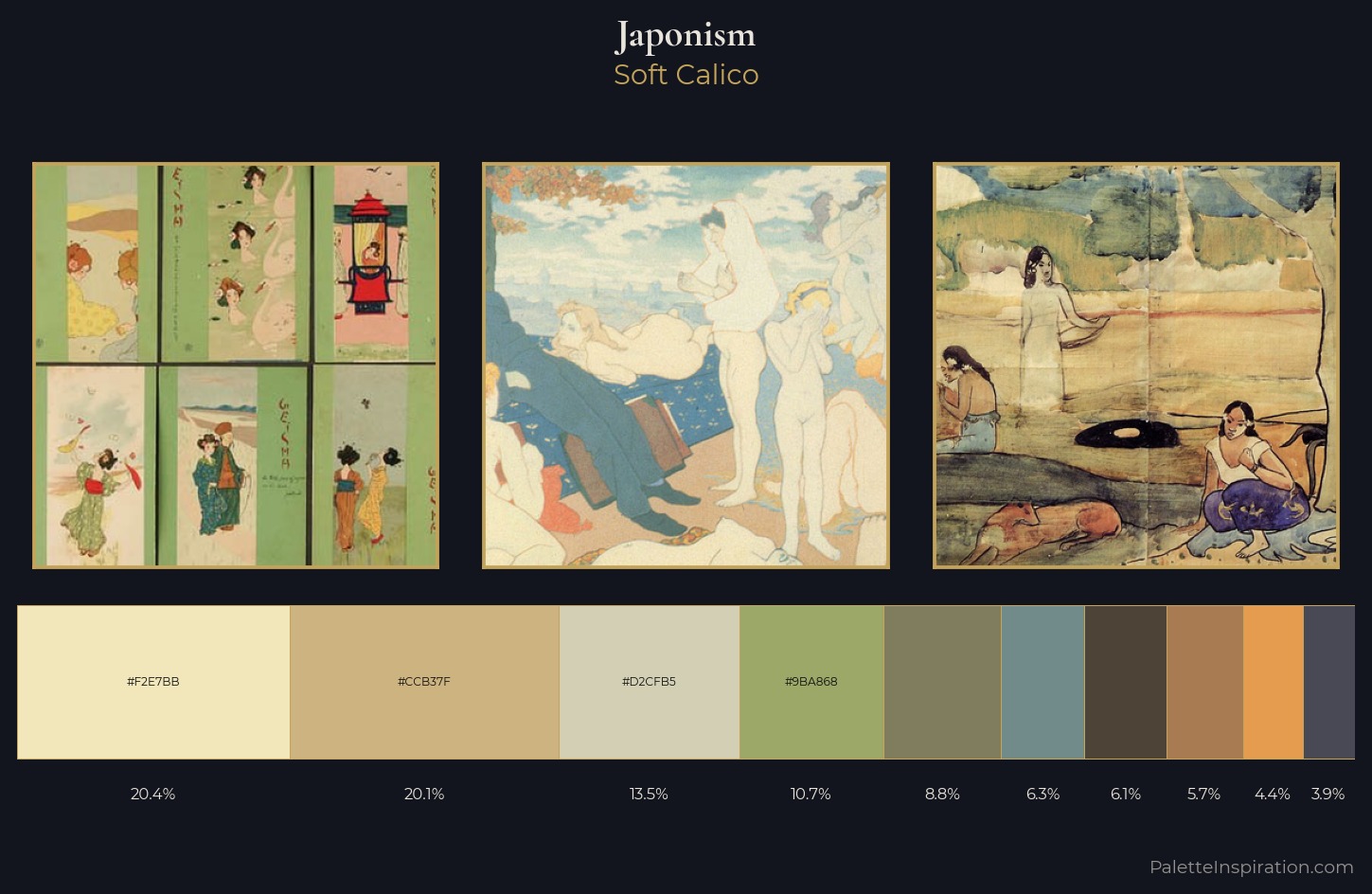 Japonism Palette 4 — Soft Calico