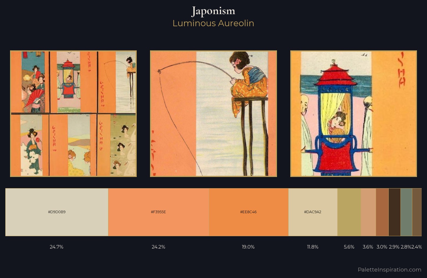 Japonism Palette 5 — Luminous Aureolin