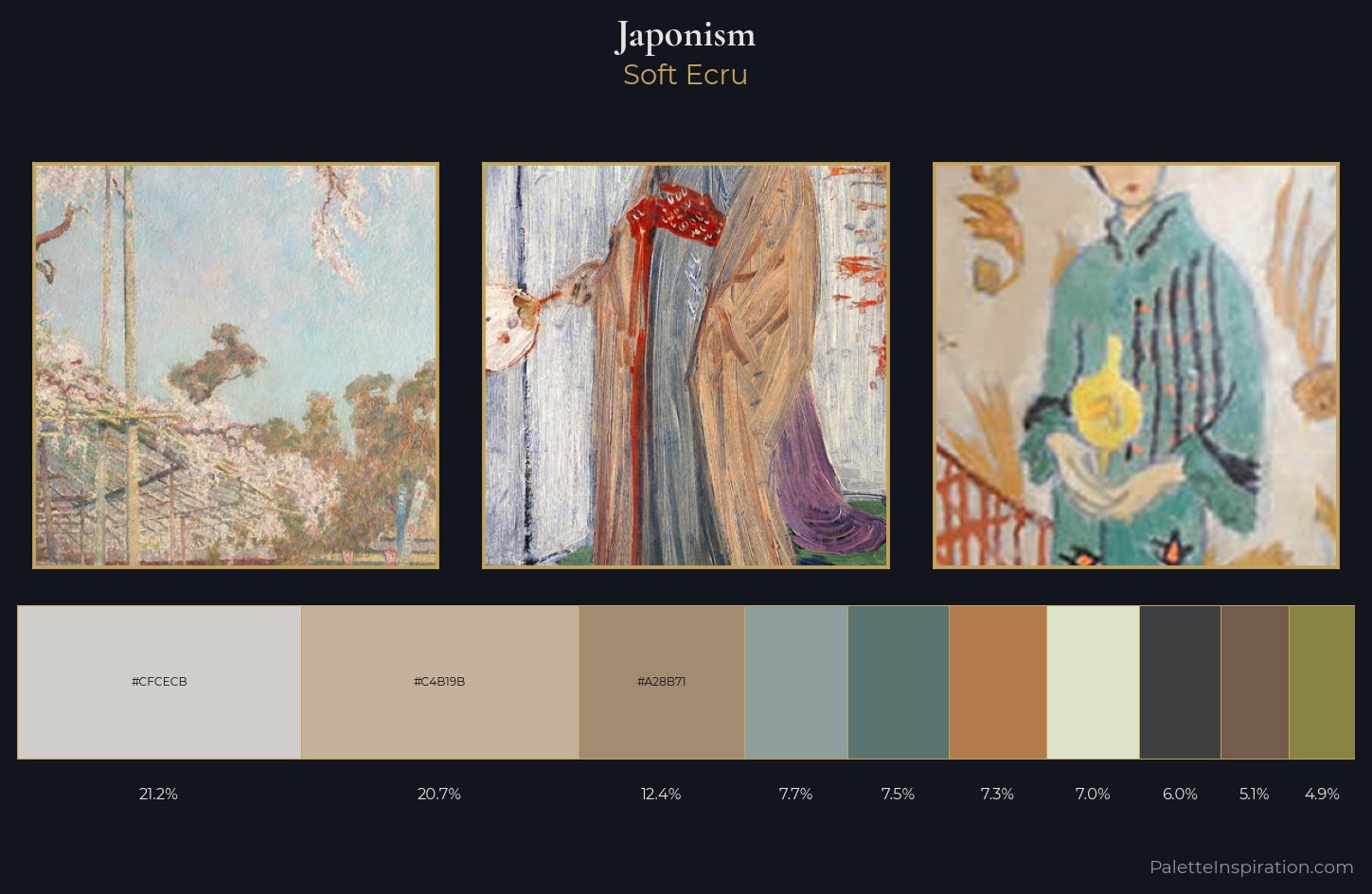 Japonism Palette 6 — Soft Ecru