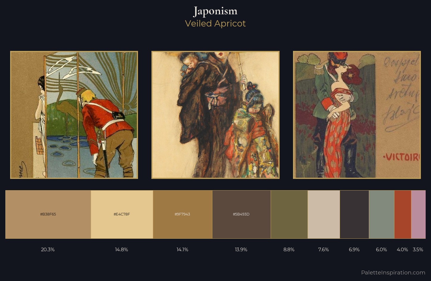 Japonism Palette 9 — Veiled Apricot