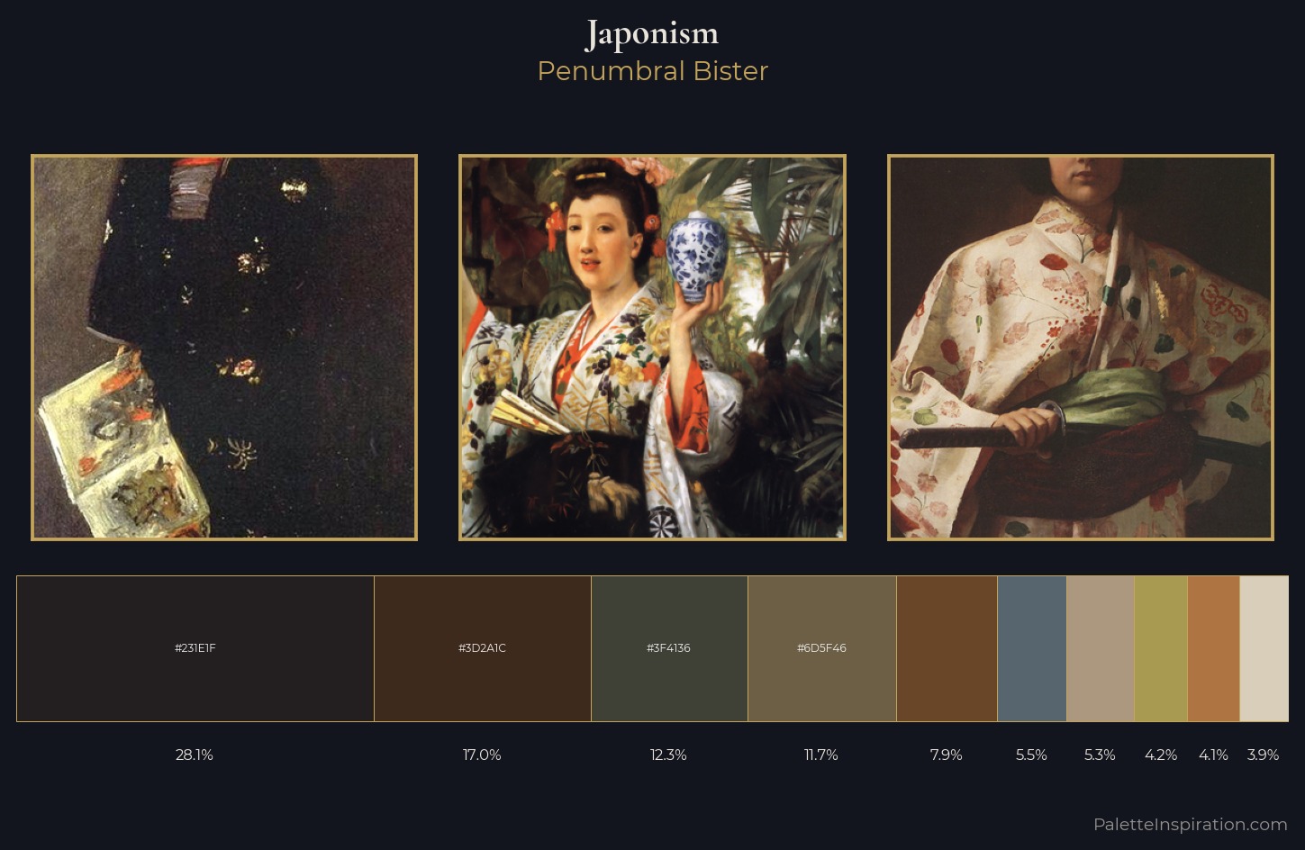 Japonism Palette 13 — Penumbral Bister