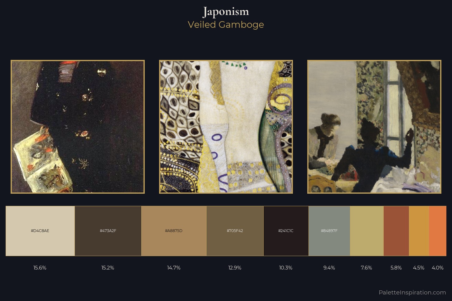 Japonism Master Palette — Veiled Gamboge