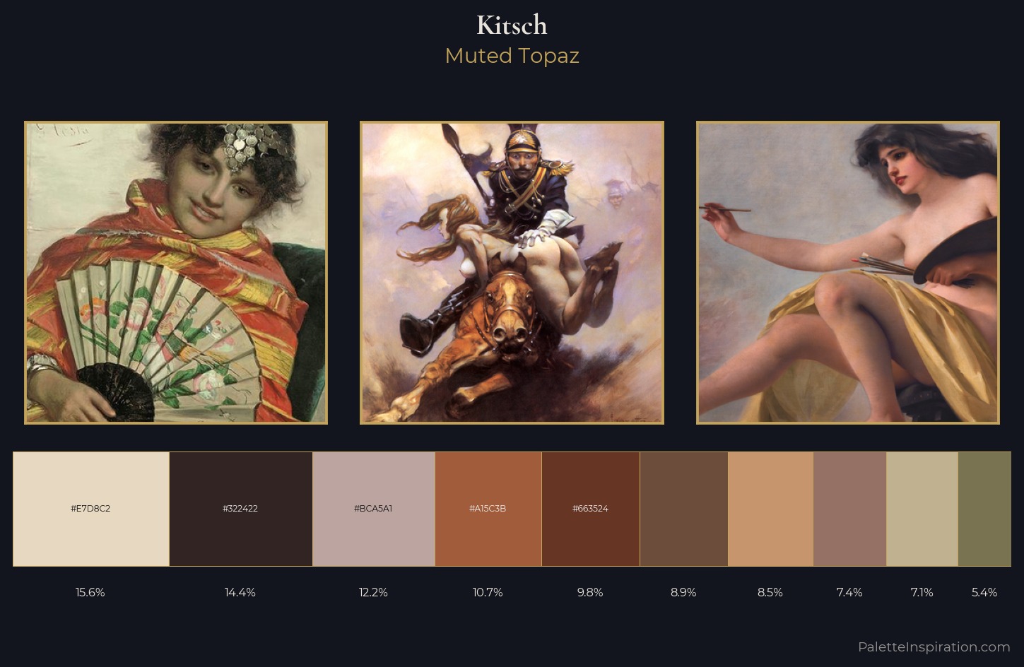 Kitsch Palette 9 — Muted Topaz