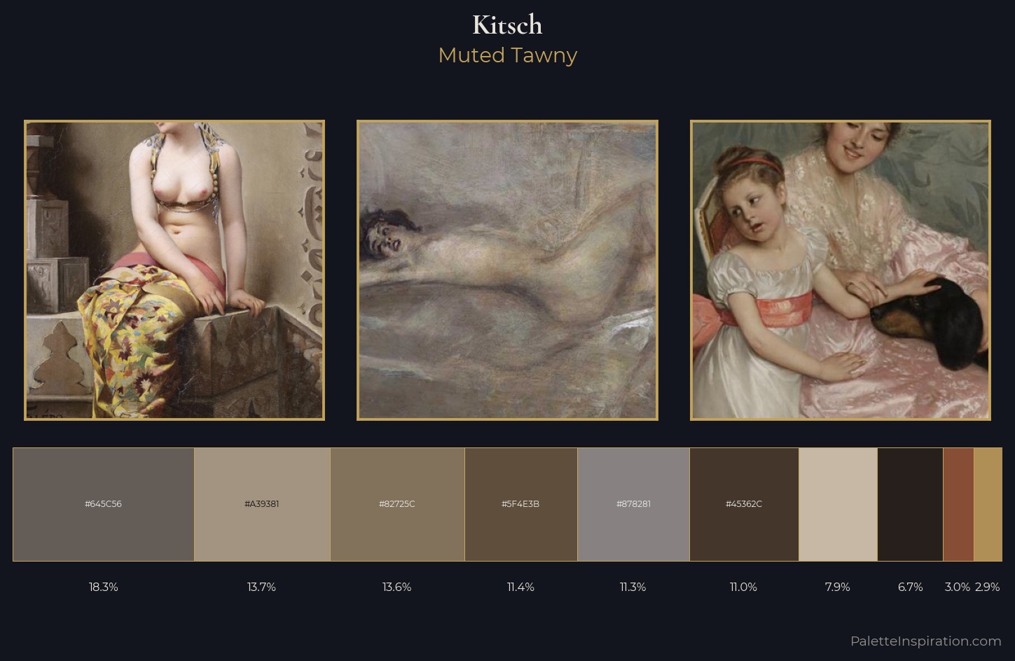 Kitsch Palette 11 — Muted Tawny