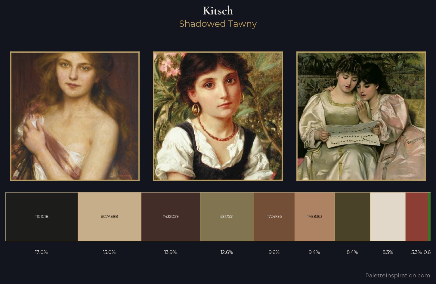 Kitsch Palette 13 — Shadowed Tawny