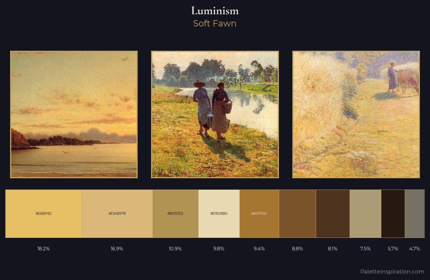 Luminism Palette 4 — Soft Fawn
