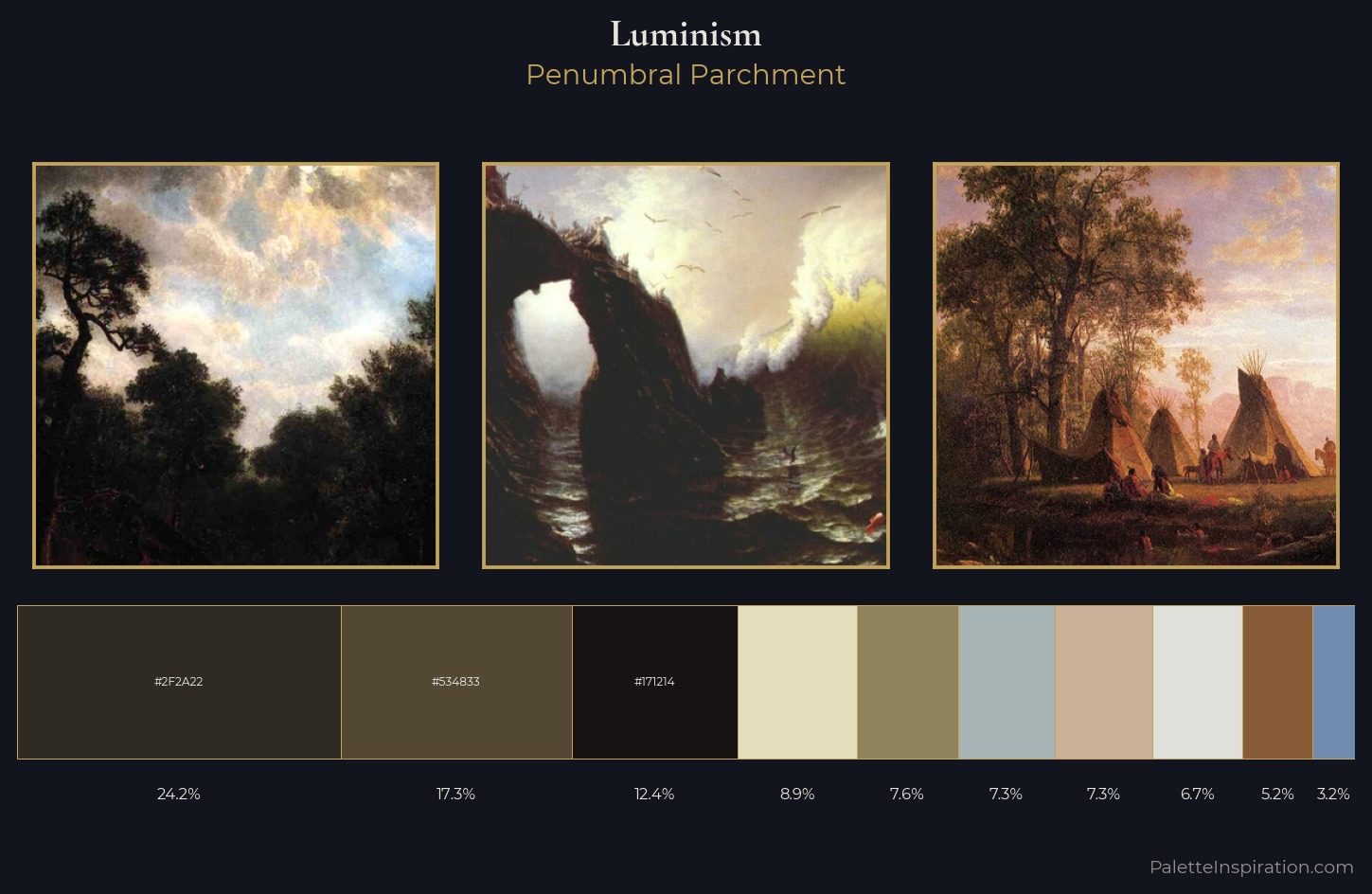 Luminism Palette 5 — Penumbral Parchment