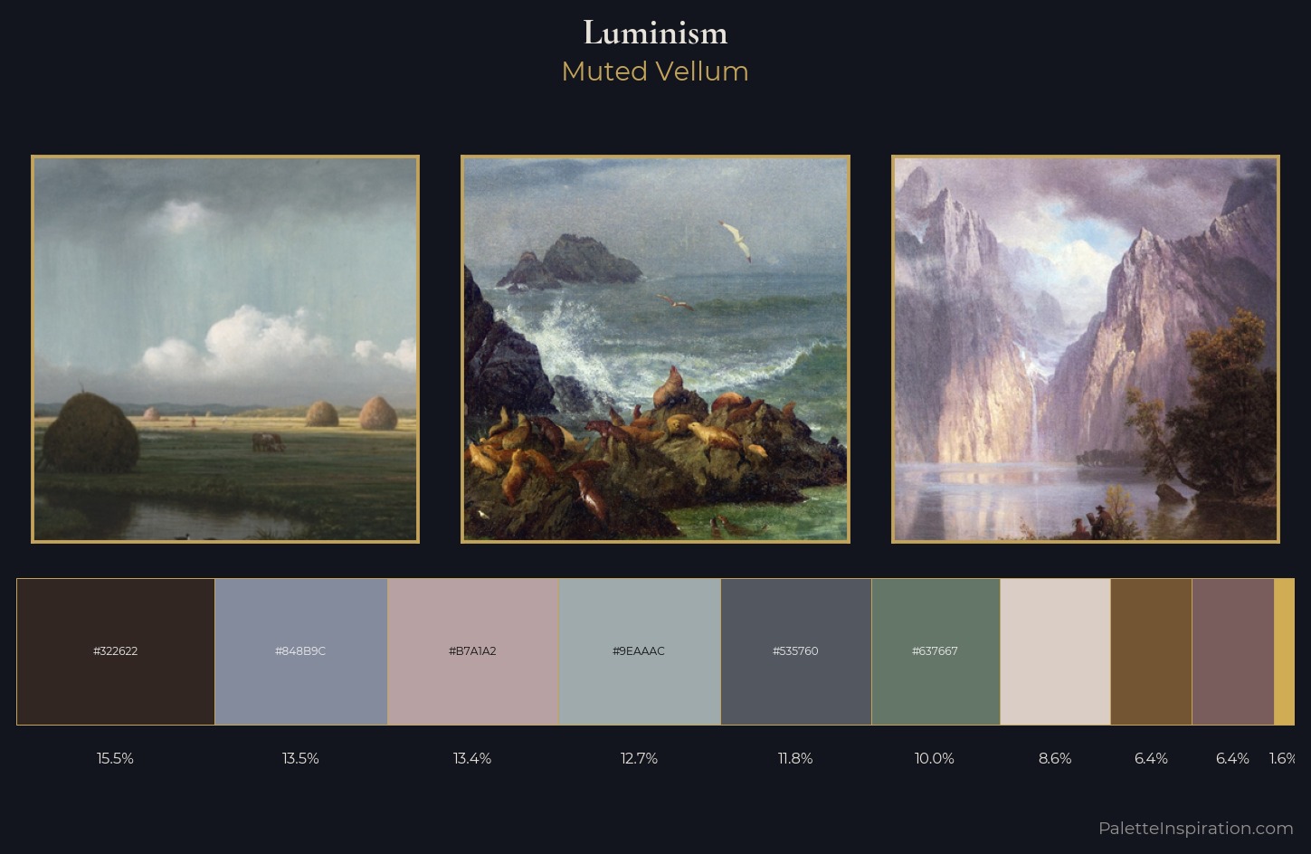 Luminism Palette 7 — Muted Vellum