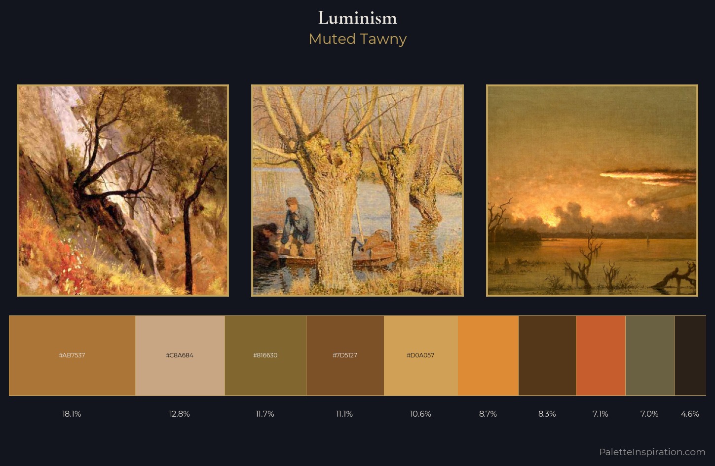 Luminism Palette 17 — Muted Tawny