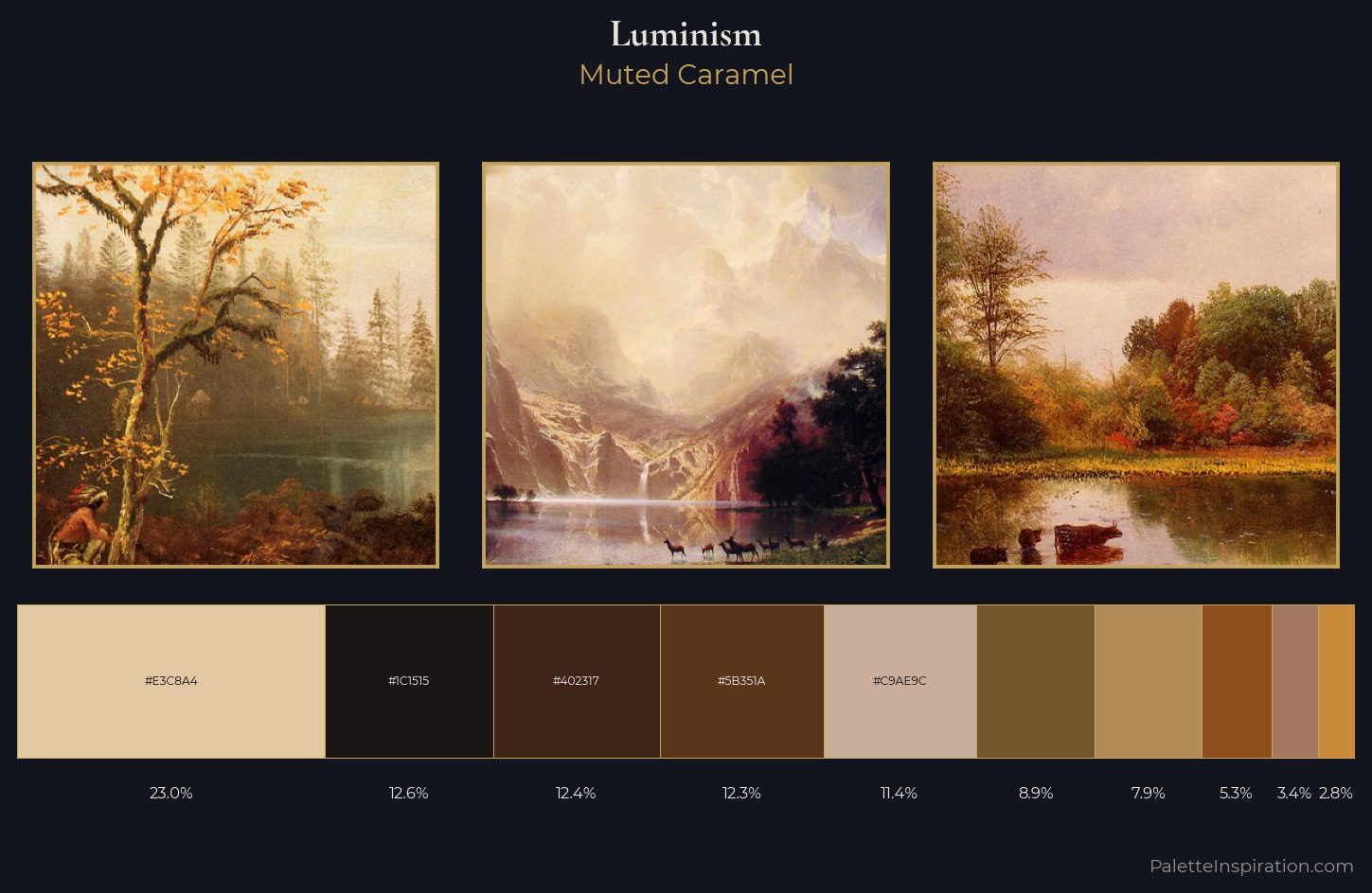 Luminism Palette 18 — Muted Caramel