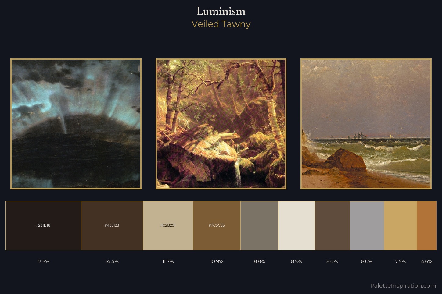 Luminism Master Palette — Veiled Tawny