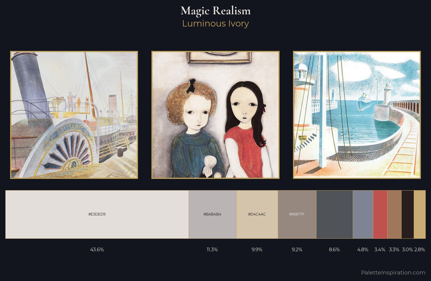 Magic Realism Palette 4 — Luminous Ivory