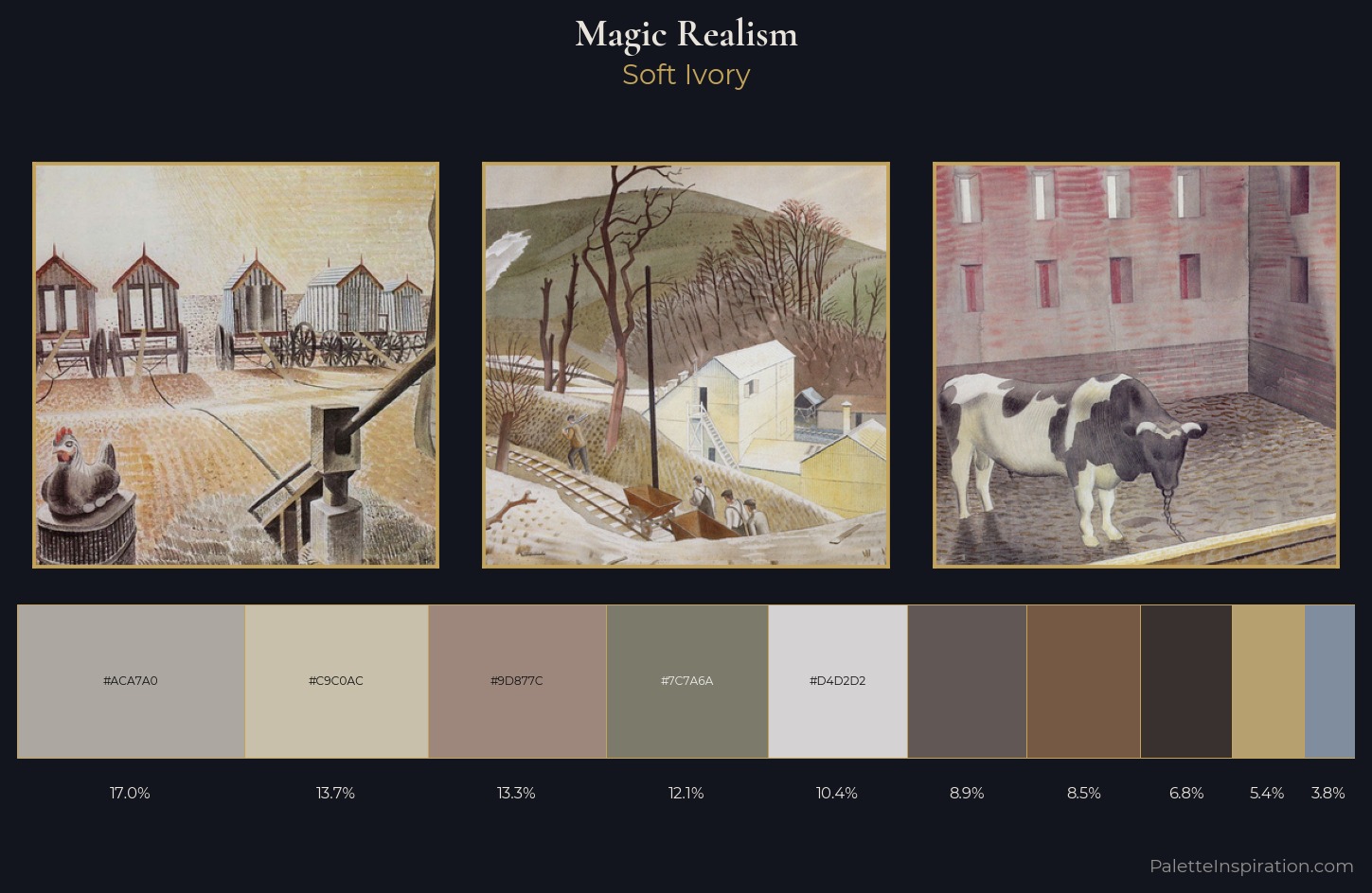 Magic Realism Palette 6 — Soft Ivory