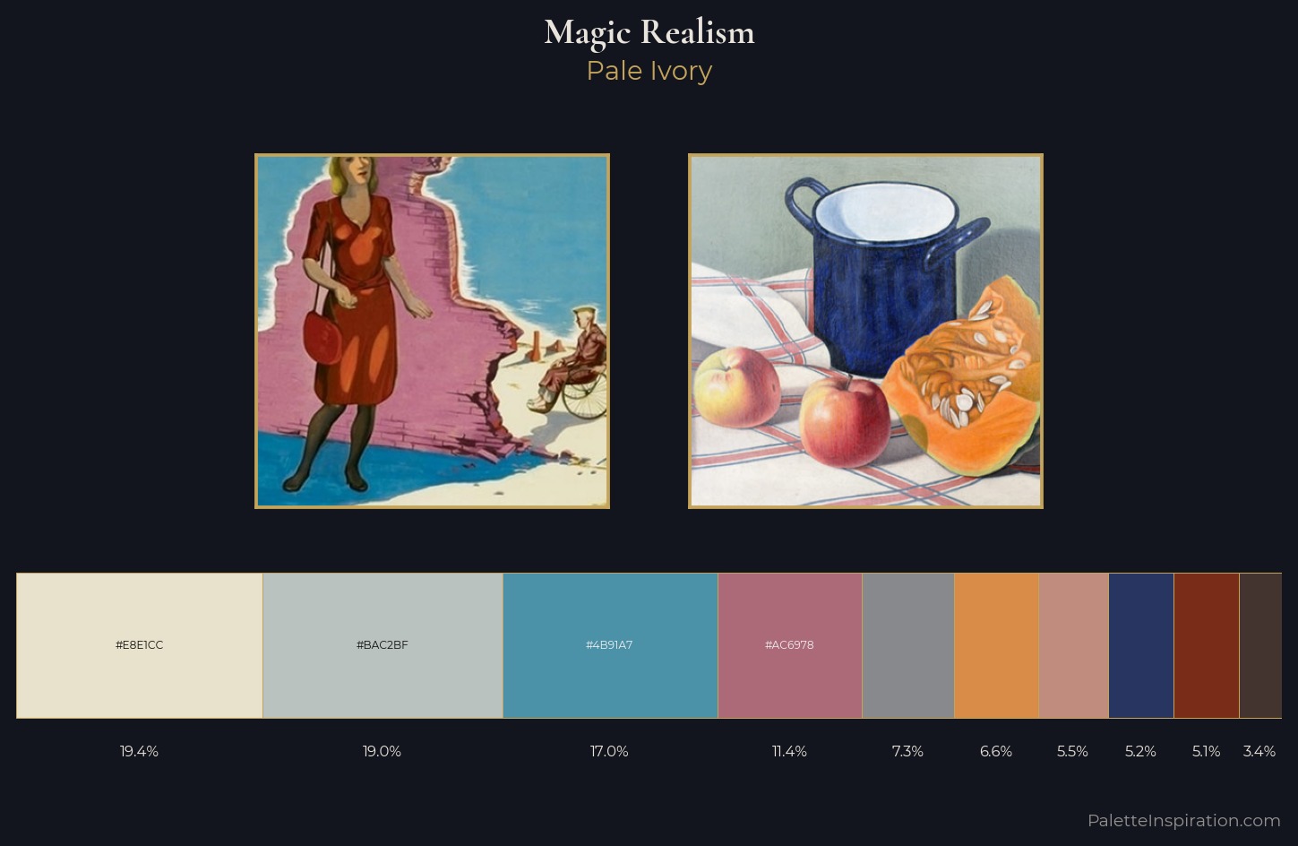 Magic Realism Palette 8 — Pale Ivory