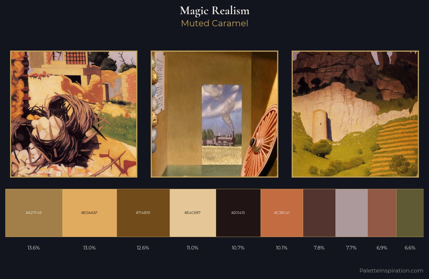 Magic Realism Palette 10 — Muted Caramel