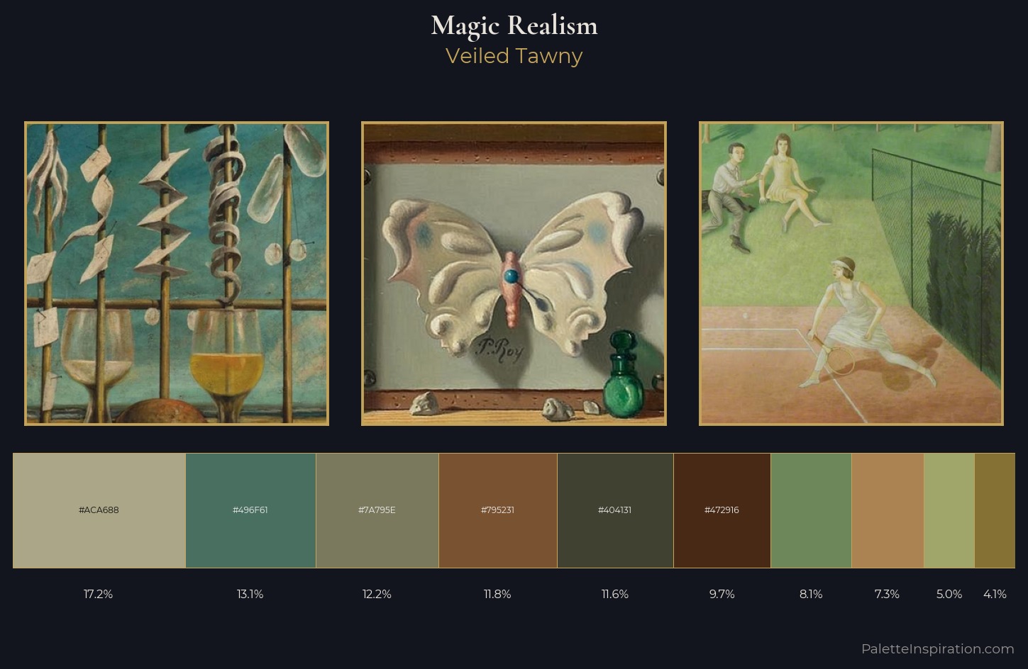 Magic Realism Palette 12 — Veiled Tawny