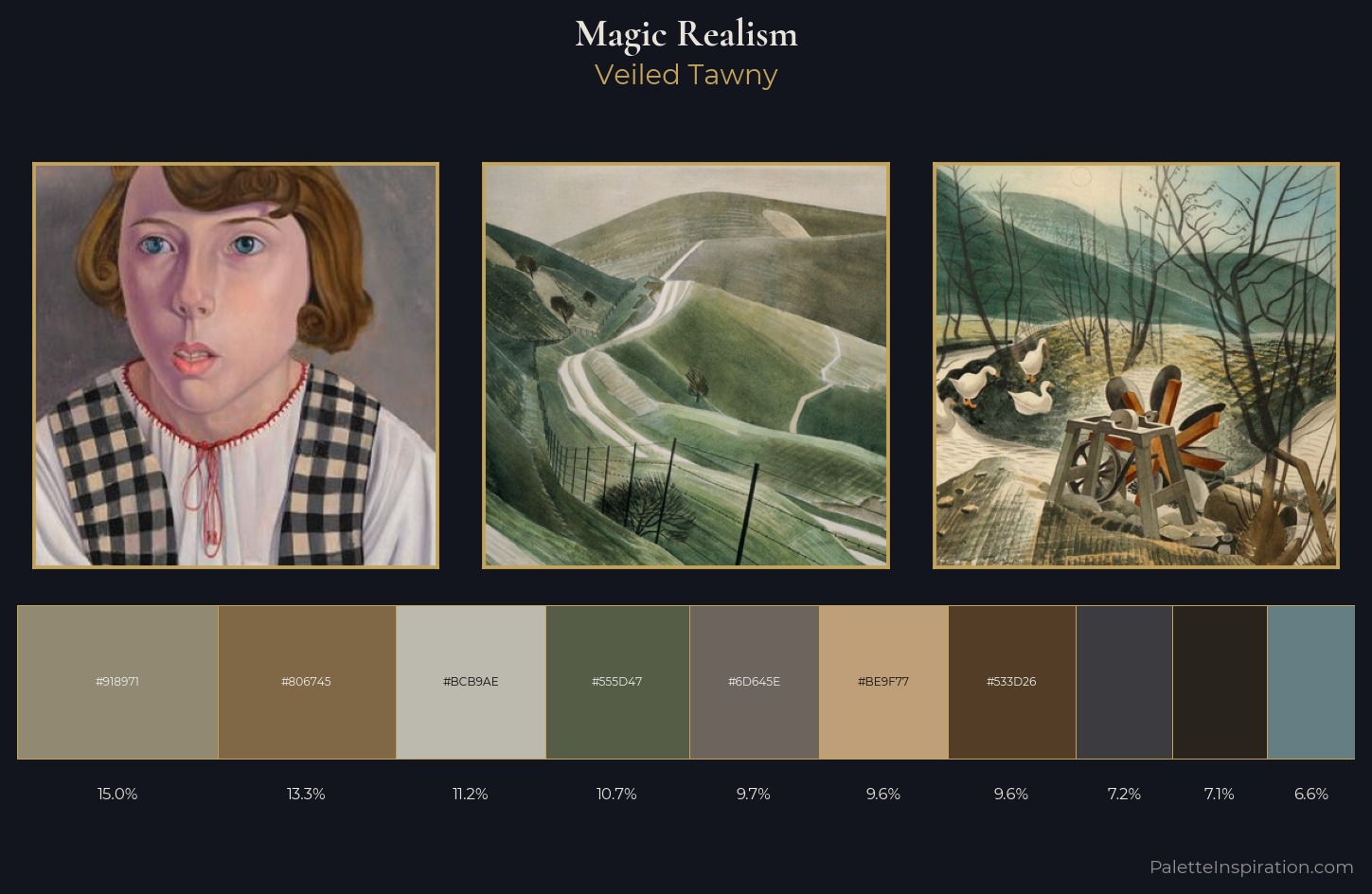 Magic Realism Palette 14 — Veiled Tawny