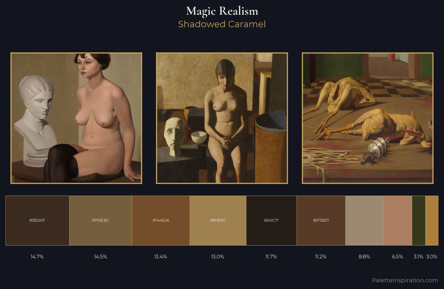 Magic Realism Palette 16 — Shadowed Caramel