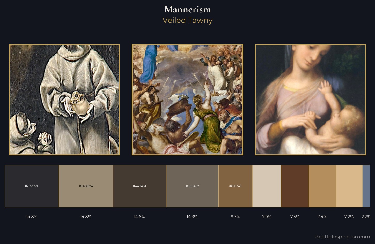 Mannerism Palette 11 — Veiled Tawny