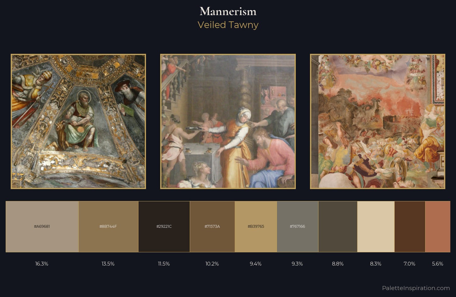 Mannerism Palette 13 — Veiled Tawny
