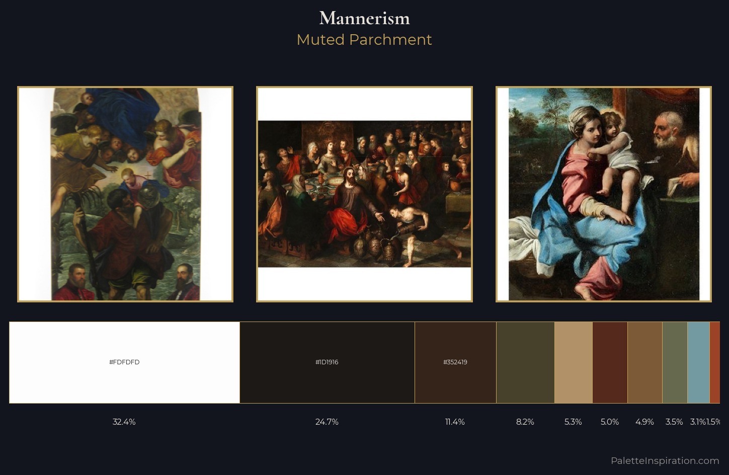 Mannerism Palette 29 — Muted Parchment