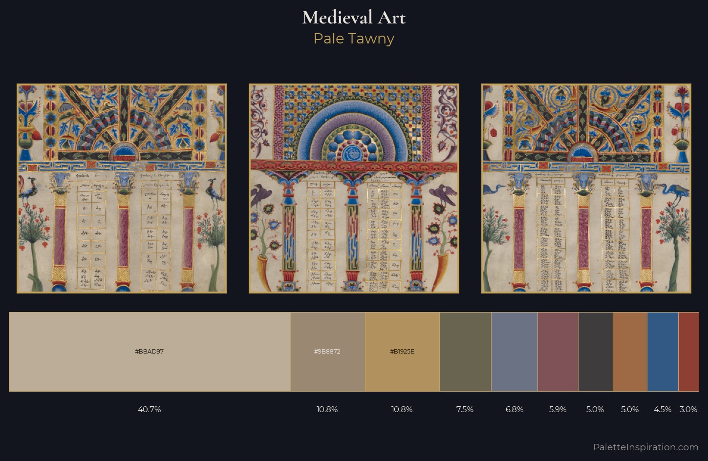 Medieval Art Palette 5 — Pale Tawny